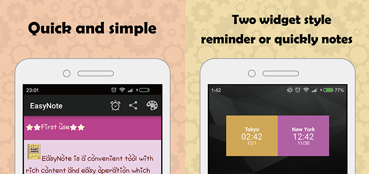 easynote image preview